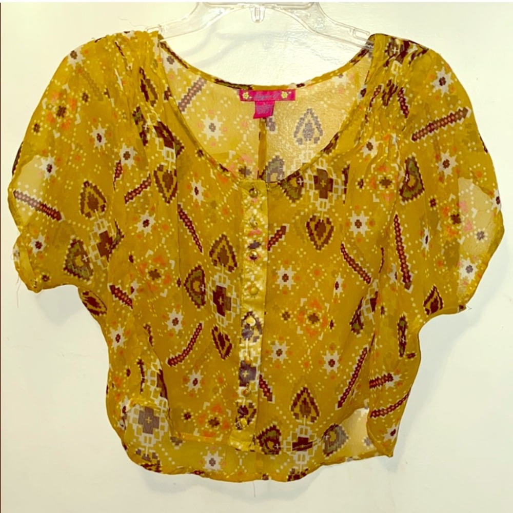 Tribal Print Top
